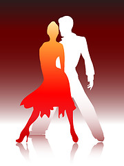 Image showing Couple dancing