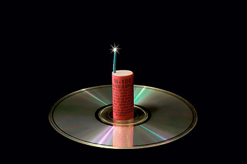 Image showing Firecracker and CD