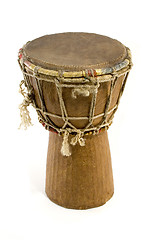 Image showing West African Djembe Tribal Drum