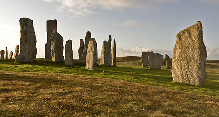 Image showing standing stones of callanish