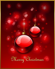 Image showing Christmas greeting card design