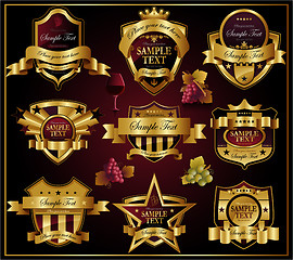 Image showing Wine emblem design