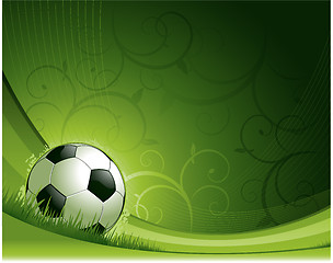 Image showing Soccer background concept