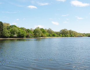 Image showing Serpentine lake, London