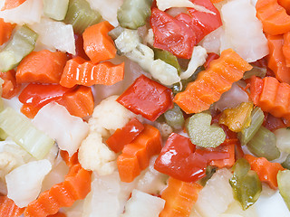 Image showing Mixed vegetables