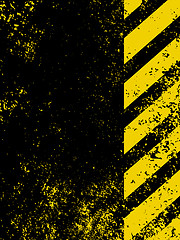 Image showing Diagonal hazard stripes texture. EPS 8