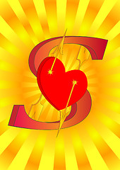 Image showing dollar with heart