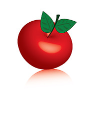 Image showing red apple