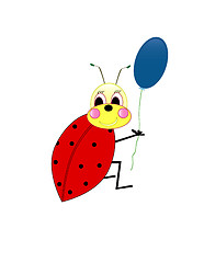 Image showing pretty ladybird