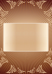 Image showing royal chocolate background