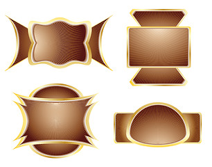 Image showing elegance chocolate label