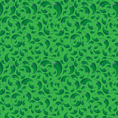 Image showing seamless pattern from leaves