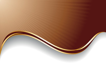 Image showing abstract chocolate background