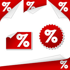 Image showing Percentage labels