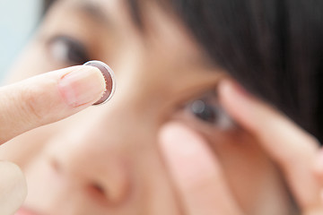 Image showing contact lens