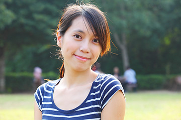 Image showing young asian woman