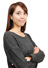 Image showing asian woman with smile