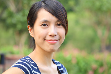 Image showing young woman smile