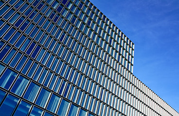 Image showing Modern architecture full of blue