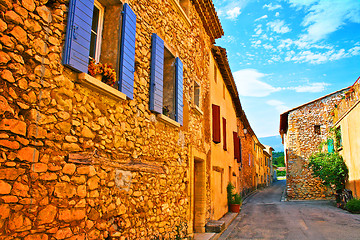 Image showing Village street in french Provence