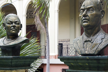 Image showing statue Lolita Soreano Julian Guerrero Palacio Nacional Managua N