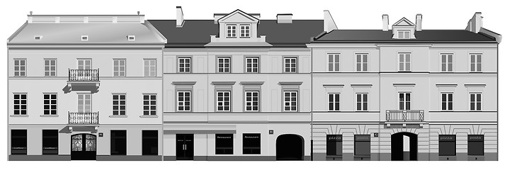 Image showing Classic facades