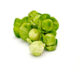 Image showing Arrangement of brussels sprouts 