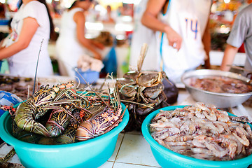 Image showing Seafood market