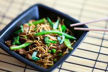 Image showing Delicious meat wok