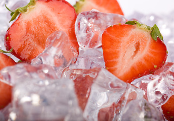 Image showing Ice Strawberries