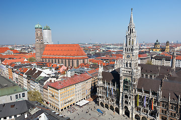 Image showing Munich aerial view