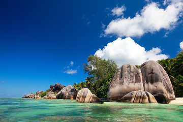 Image showing Anse Source d Argent beach