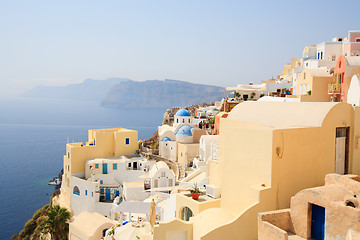 Image showing Oia village in Santorini Greece
