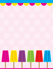 Image showing Popsicle Background