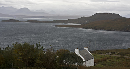 Image showing evening at scottish coastline