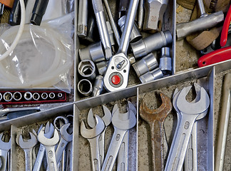 Image showing tools in drawer