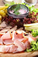 Image showing cold cuts