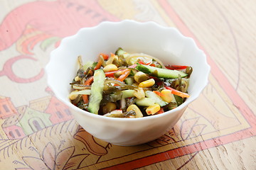 Image showing salad in white dish