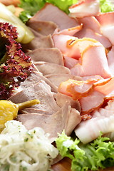 Image showing cold cuts