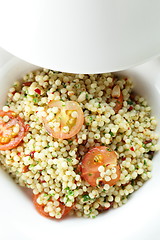 Image showing Millet in the white dish