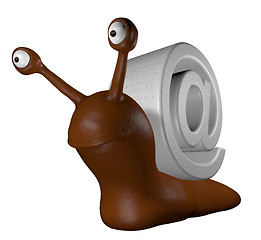 Image showing email snail