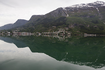 Image showing Vest bank of Odda Fjord