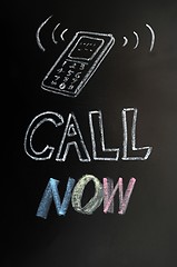 Image showing Call now