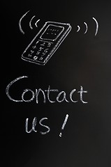 Image showing Contact us
