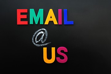 Image showing Email us