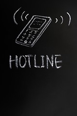 Image showing Hotline