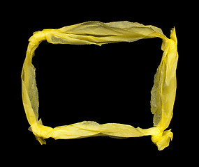 Image showing Yellow framework paper