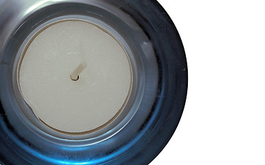 Image showing candle in holder closeup