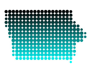 Image showing Map of Iowa
