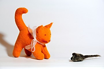 Image showing Toys - cat and mouse